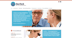 Desktop Screenshot of dextechmedical.com