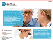 Tablet Screenshot of dextechmedical.com